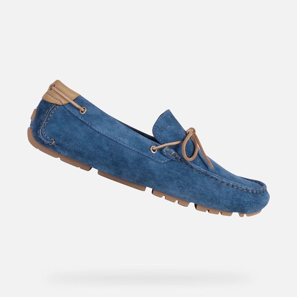 Geox Loafers Blue Melbourne - Geox Mens Shoes - AYRZUG675